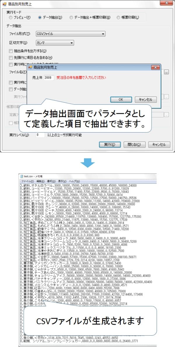 実行処理